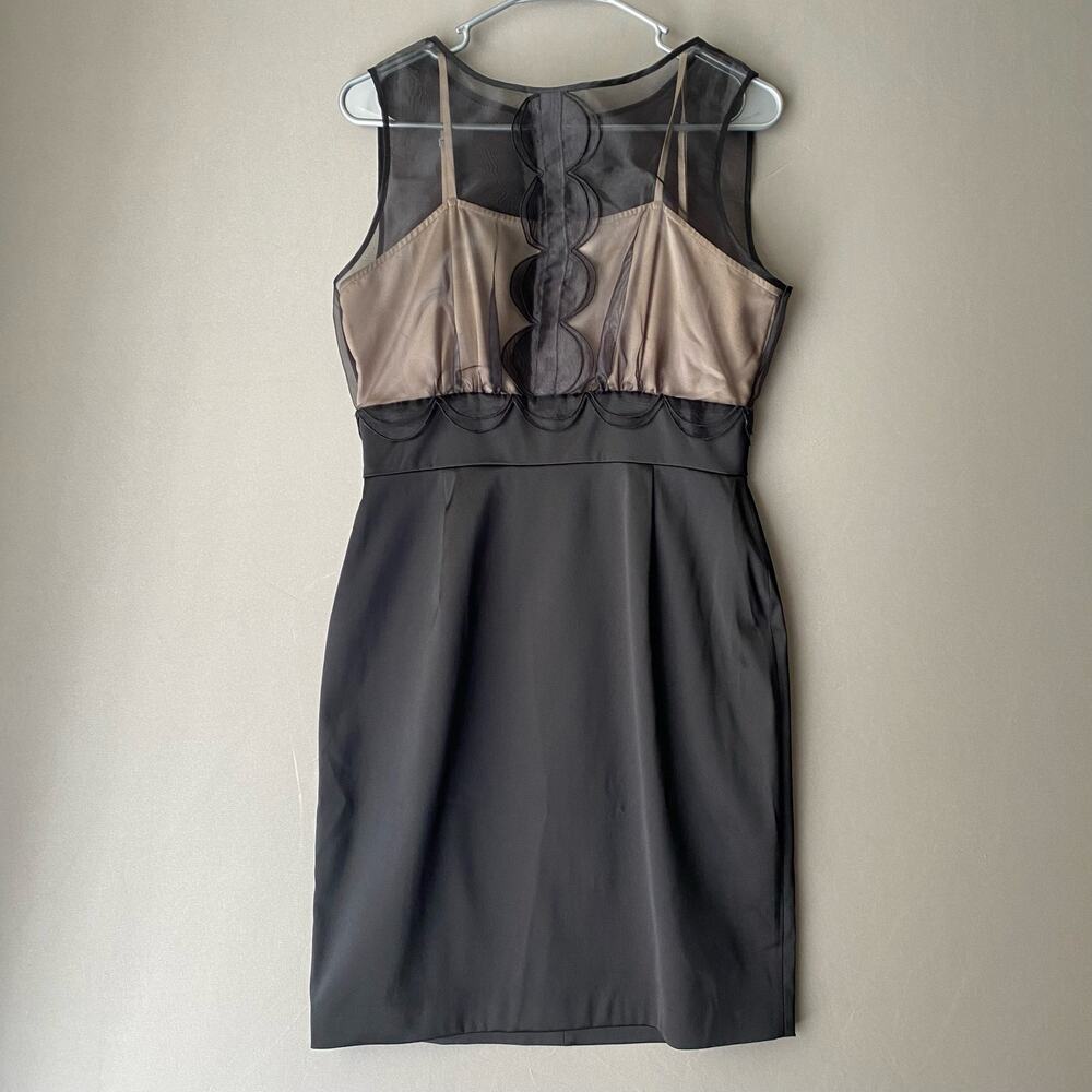 Max and Cleo sz 10 sheer cocktail formal dress